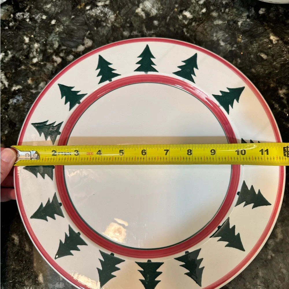 Pier 1 O’Tannenbaum charger plate.